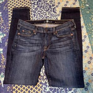 7 for All Mankind jeans. Womens size 29 “THE SKINNY” NWOT